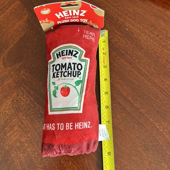 Heinz ketchup plush squeaker toy - Picture 5 of 5
